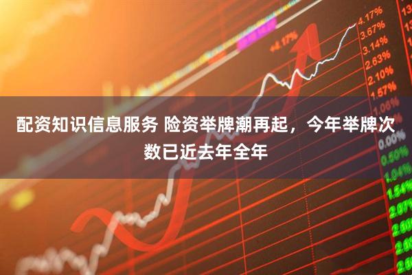 配资知识信息服务 险资举牌潮再起，今年举牌次数已近去年全年