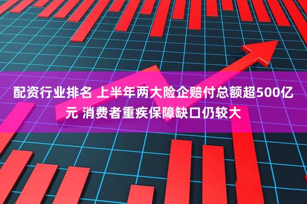 配资行业排名 上半年两大险企赔付总额超500亿元 消费者重疾保障缺口仍较大